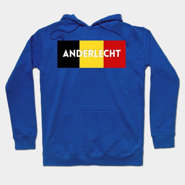 Anderlecht City in Belgian Flag Hoodie by aybe7elf